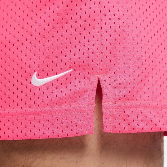 Nike Men's Dri-Fit 5" Mesh Basketball Shorts Hyper Pink Size S NEW WITH TAGS! - Picture 3 of 5